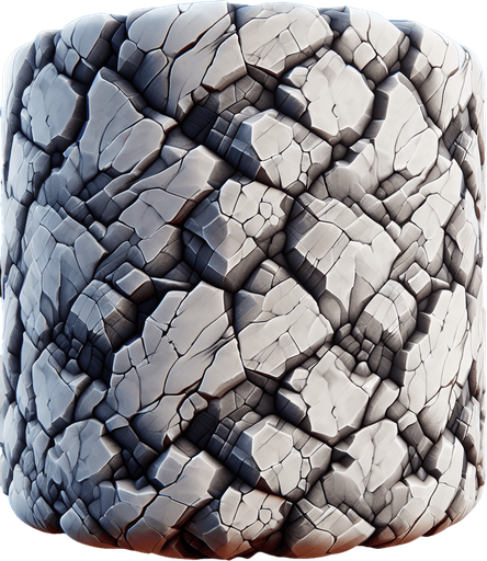 rock pattern.
Single Game Texture.  In-Game asset.  2d.  Blank background.  High contrast.  No shadows