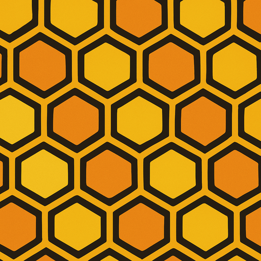 Fond d'écran ruche.
In-Game asset.  2d.  High contrast.  No shadows