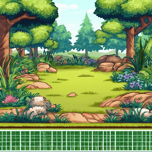 ekranın altını çimenlerin altını kahverengi yap