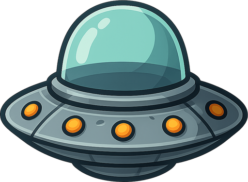 a alien ship for the space shooter game. No background. Transparent background. Blank background. No shadows. 2d. In-Game asset. flat