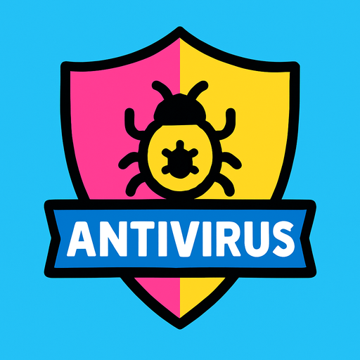 antivirus.
In-Game asset.  2d.  High contrast.  No shadows