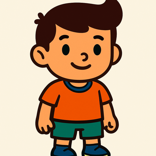 he is boy. my son.
In-Game asset.  2d.  High contrast.  No shadows