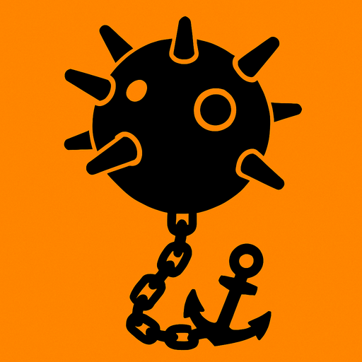 sea mine.
In-Game asset.  2d.  High contrast.  No shadows