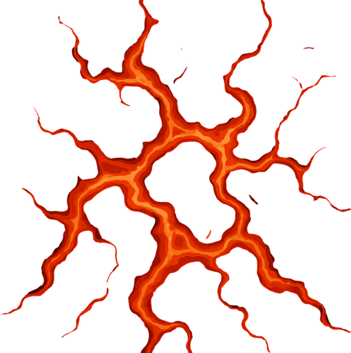 Magma oscura, ocupar toda la imagen, visto desde arriba.
In-Game asset.  2d.  High contrast.  No shadows