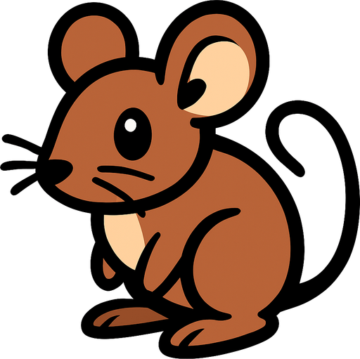 mouse.
In-Game asset.  2d.  High contrast.  No shadows