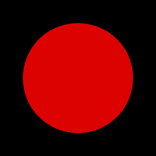 red dot.
In-Game asset.  2d.  High contrast.  No shadows