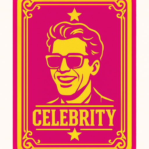card back celebrity.
In-Game asset.  2d.  High contrast.  No shadows