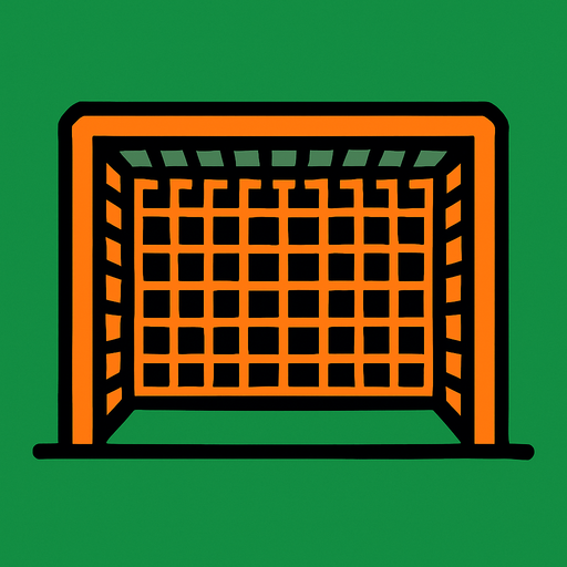 soccer goal 2d ingame asset high contrast no shadows.
In-Game asset.  2d.  High contrast.  No shadows