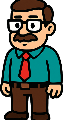 dad.
In-Game asset.  2d.  High contrast.  No shadows