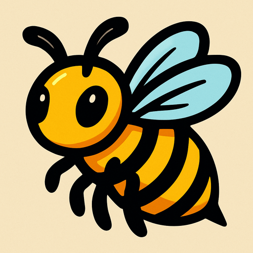 make a bee.
In-Game asset.  High contrast.  No shadows