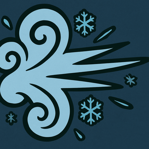 A cold gale