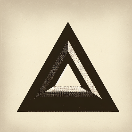 Make a triangle with sharp edges.
Single Game Texture. In-Game asset. 2d. Blank background. High contrast. No shadows.