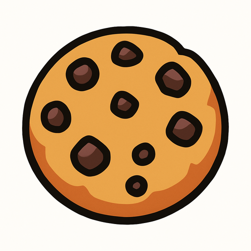 Cookie.
In-Game asset.  2d.  High contrast.  No shadows