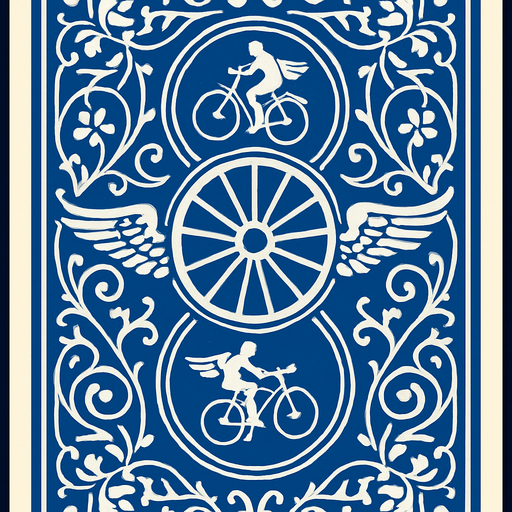 like bicycle cards background.
In-Game asset.  2d.  High contrast.  No shadows