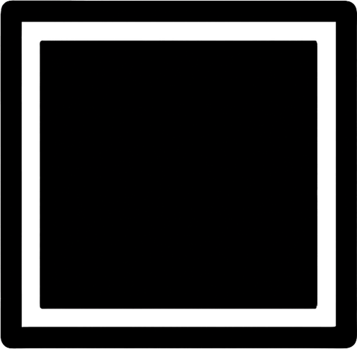 casilla negra.
In-Game asset.  2d.  High contrast.  No shadows