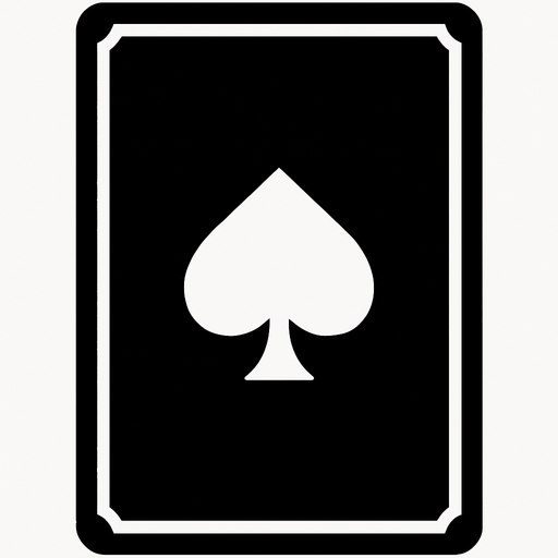 black card.
In-Game asset.  2d.  High contrast.  No shadows