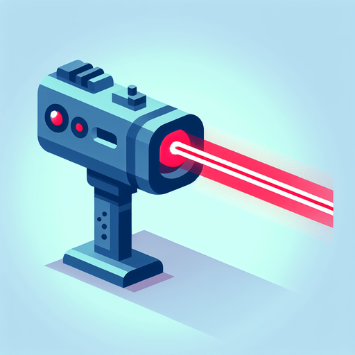 A laser.
Single Game Texture. In-Game asset. 2d. Blank background. High contrast. No shadows.