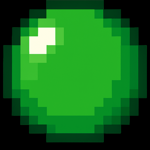 Cámbiale el color a verde, pixelart