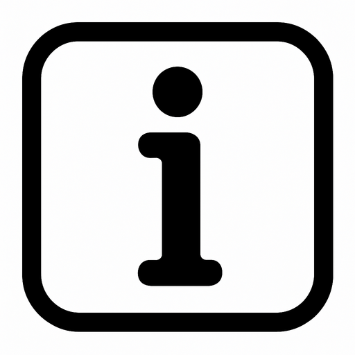 beyaz bir İ buton görseli.
In-Game asset.  2d.  High contrast.  No shadows