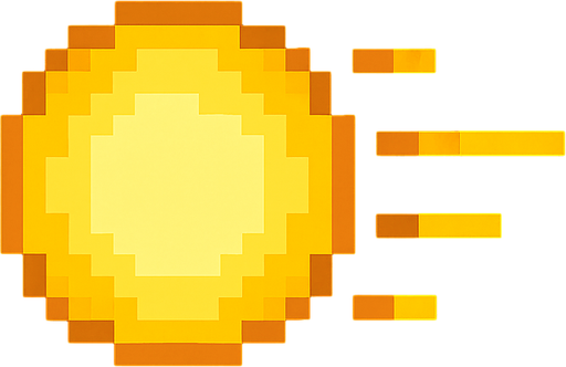 pixelart yellow circular bullet to shoot enemies
In-Game asset.  2d.  High contrast.  No shadows. Pixel art