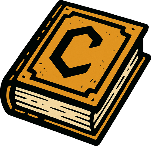 a book.
In-Game asset.  2d.  High contrast.  No shadows