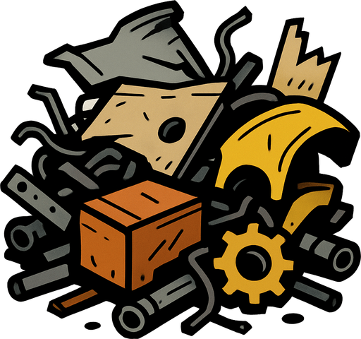 CHATARRA.
In-Game asset.  2d.  High contrast.  No shadows