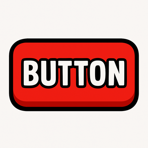 Button red.
In-Game asset.  2d.  High contrast.  No shadows