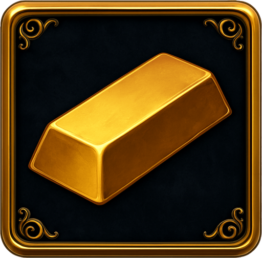 Crea un asset de fondo para el símbolo 'B' de Megaways (Barra de Oro).
Un panel cuadrado o ligeramente redondeado. Fondo de terciopelo oscuro (negro o azul noche) o un metal pulido muy oscuro. Borde elegante dorado o plateado. Puede tener un patrón sutil de filigrana de casino en las esquinas. Debe ser un fondo neutro pero lujoso para que la barra de oro resalte. Fondo transparente.
In-Game asset.  2d.  High contrast.  No shadows