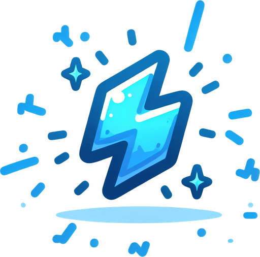 cartoon. small electric shock outline. blue..
Single Game Texture. In-Game asset. 2d. Blank background. High contrast. No shadows.