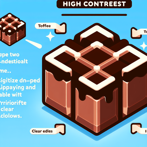 Toffee.
Single Game Texture. In-Game asset. 2d. Blank background. High contrast. No shadows.