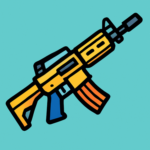 Arma.
In-Game asset.  2d.  High contrast.  No shadows