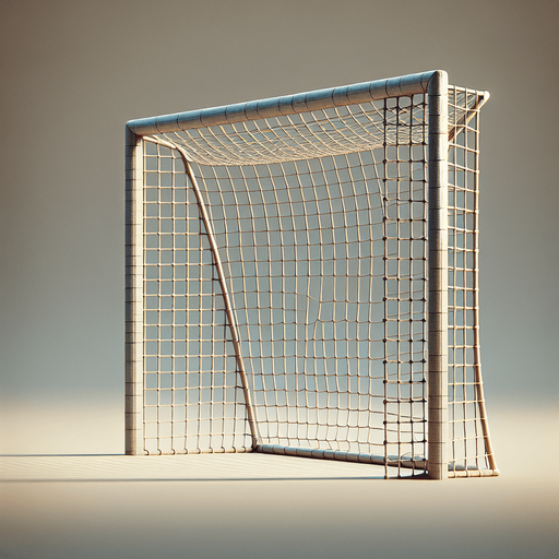 real soccer goal post front view.
Single Game Texture.  In-Game asset.  3d.  Blank background.  High contrast.  No shadows