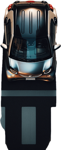 Smart mini, top view