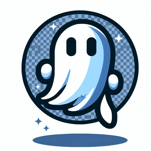 A ghost in cartoon style.
Single Game Texture. In-Game asset. 2d. Blank background. High contrast. No shadows.