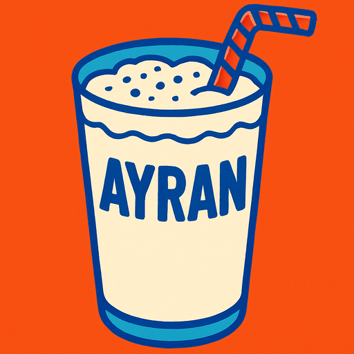 ayran.
2d.  High contrast.  No shadows