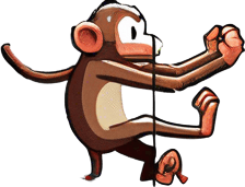 The missing tail of the monkey.