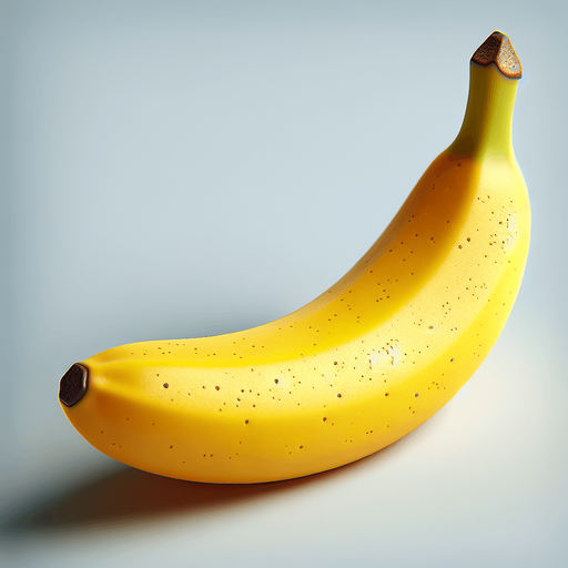 Banana.
3d Detailed and shadow