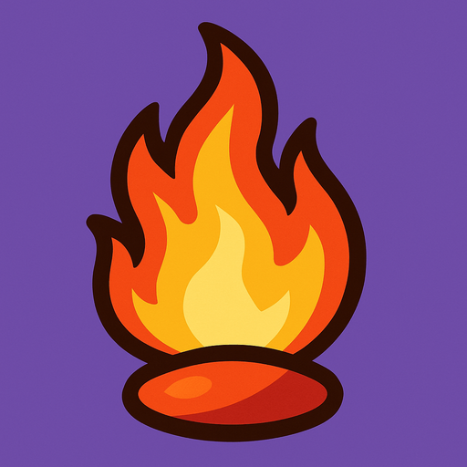 Ember.
In-Game asset.  2d.  High contrast.  No shadows