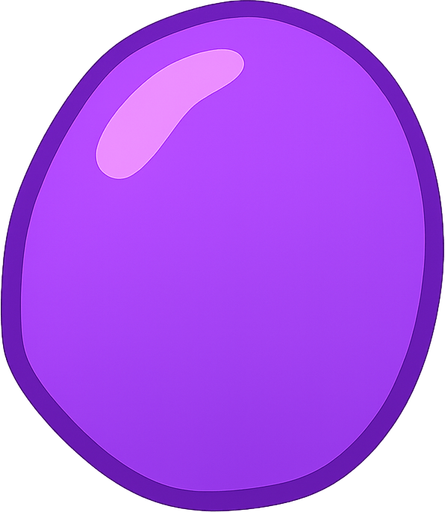 purple orb. No background. Transparent background. Blank background. No shadows. 2d. In-Game asset. flat