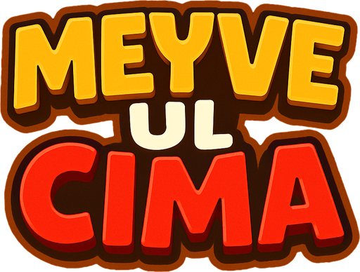 "Meyve Ul Cima"
 text logo.
In-Game asset.  2d.  High contrast.  No shadows