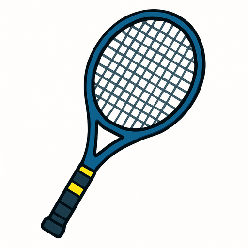 Raquette professionnelle.
In-Game asset.  2d.  High contrast.  No shadows