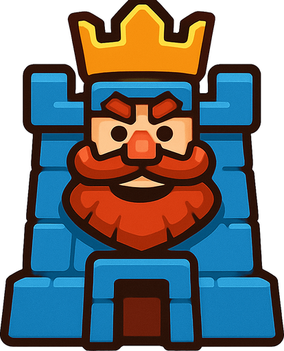 King tower.
In-Game asset.  2d.  High contrast.  No shadows
