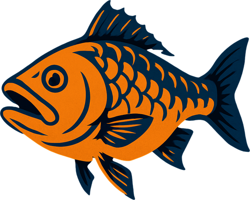 give me a big fish picture.
In-Game asset.  2d.  High contrast.  No shadows