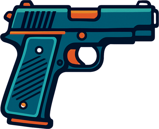 Silah.
In-Game asset.  2d.  High contrast.  No shadows