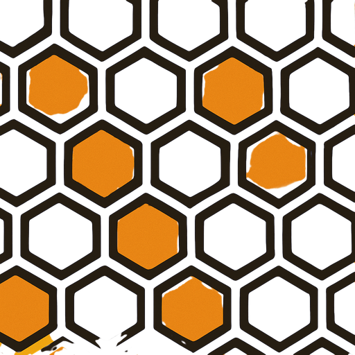 Fond d'écran ruche.
In-Game asset.  2d.  High contrast.  No shadows