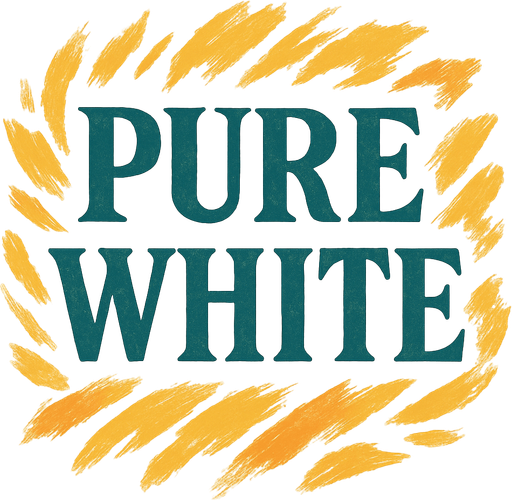 Pure white