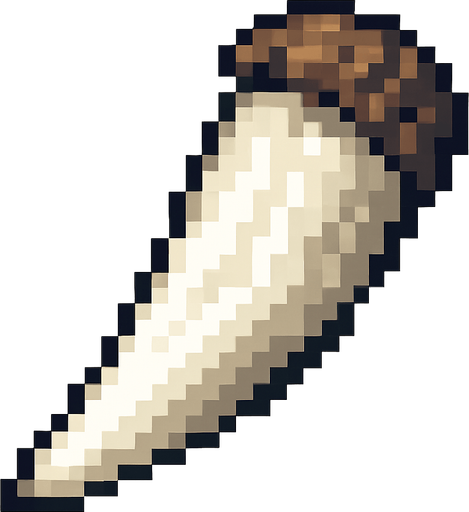 wolf fang 2d pixel art high quality.
In-Game asset.  2d.  High contrast.  No shadows