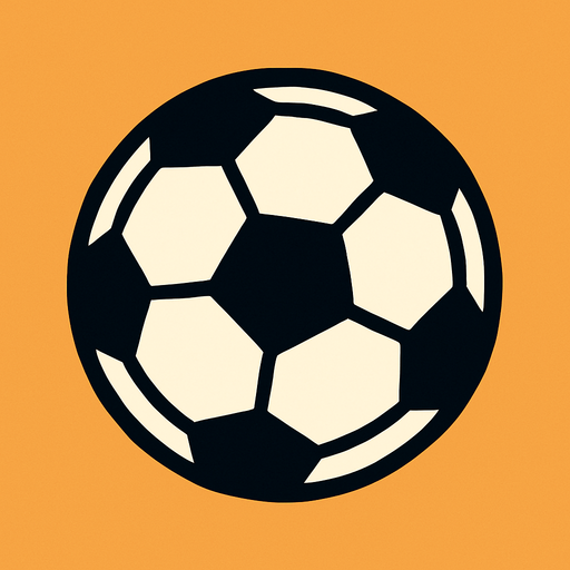 Soccer ball.
In-Game asset.  2d.  High contrast.  No shadows