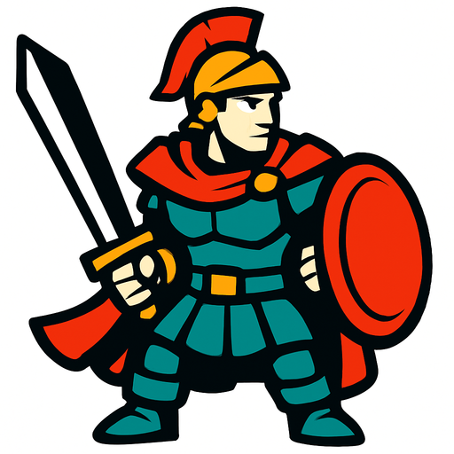 hero.
In-Game asset.  2d.  High contrast.  No shadows