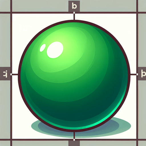 green ball.
Single Game Texture. In-Game asset. 2d. Blank background. High contrast. No shadows.